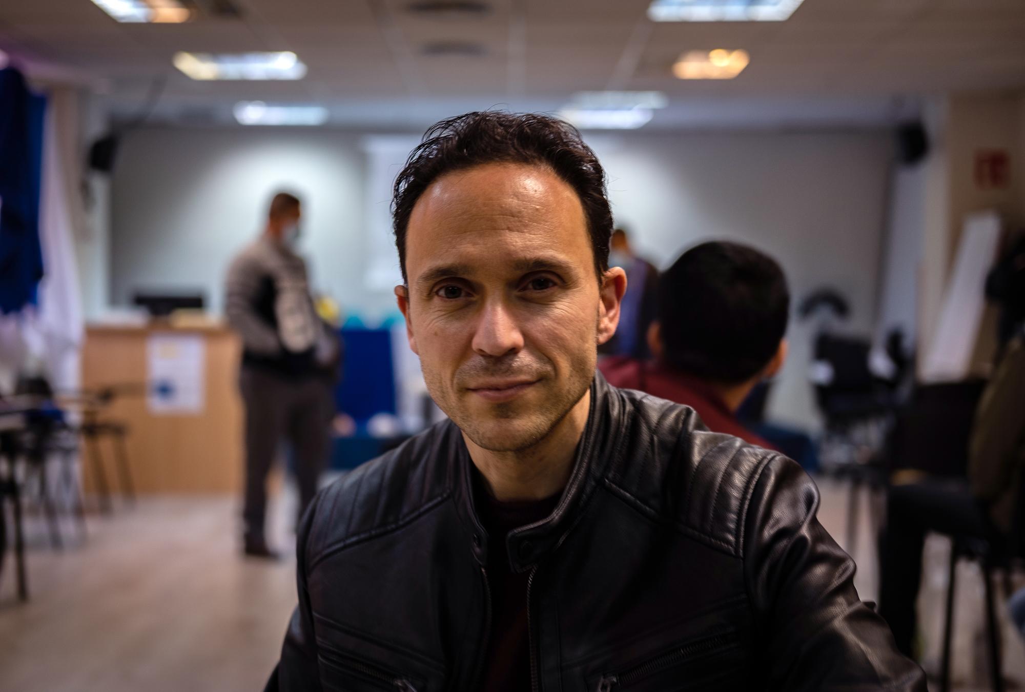 Daniel Rodríguez Moya en el estreno en Madrid de la película 'Nicaragua: patria libre para vivir'